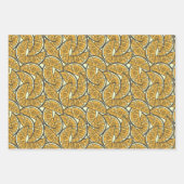 Exotische Früchtezitrus Sommerorange Geschenkpapier Set (Vorderseite 2)