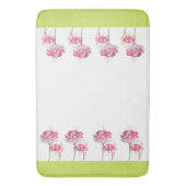 Exotische Fuchsien auf einer Badematte (Vorderseite Vertikal)