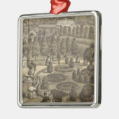 Exotische Gärten u. Kinderzimmer in New-Jersey Silbernes Ornament (Links)