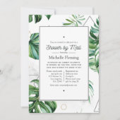 Exotische geometrische Walddusche nach Mail Einladung (Vorderseite)