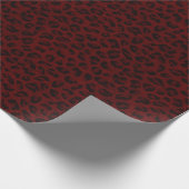 Exotische Gepunktete Leopard-Tierwerbung Geschenkpapier (Ecke)