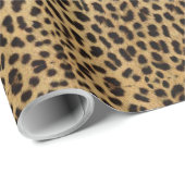 Exotische Gepunktete Leopardendrucke Geschenkpapier (Rolleneckpunkt)
