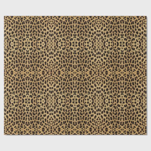 Exotische Gepunktete Leopardendrucke Geschenkpapier (Flach)