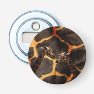 "Exotische Giraffen: Auf einer Giraffe Gemusterte Flaschenöffner