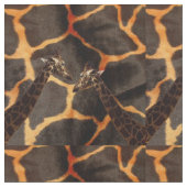 "Exotische Giraffen: Auf einer Giraffe Gemusterte  Stoff (Nahaufnahme)