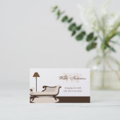 Exotische Giraffen-Innenarchitektur: Visitenkarten Visitenkarte (Stehend Vorderseite)