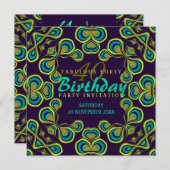 Exotische Göttin Fabulous 40 Party Einladungen (Vorne/Hinten)