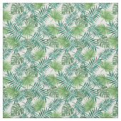 Exotische grüne Blätter Stoff (Muster)