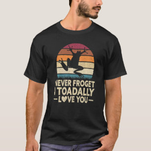 Exotische Haustier-Kröte Tier Herpetologie Frosch T-Shirt