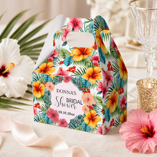 Exotische hawaiianische Hochzeits-Blumenparty Geschenkschachtel