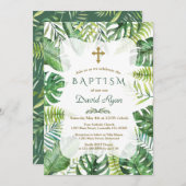 Exotische hawaiianische tropische Vegetation Einladung (Vorne/Hinten)