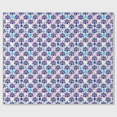 exotische Indianerpfauenmuster Geschenkpapier (Flach)