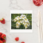 Exotische Insel Plumeria Cocktail Napkin Serviette (Beispiel)