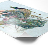 Exotische Jugendstilschönheit Fotodruck (Ecke)