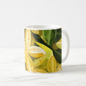 Exotische Karambolen 🌿 tropischen Deco Kaffeetasse (VorderseiteRechts)