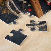 Exotische Kochgewürze & Löffel Puzzle (Seite)