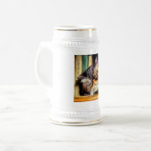 Exotische Kurzhaarkatze Bierglas (Vorderseite Links)