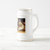 Exotische Kurzhaarkatze Bierglas (VorderseiteRechts)