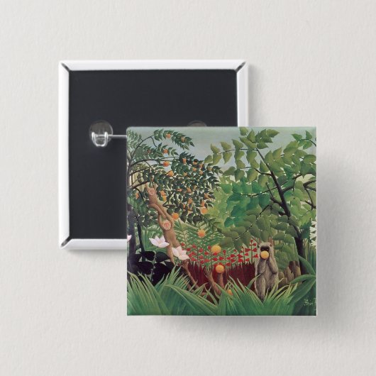 Exotische Landscape, 1910 Button (Vorne & Hinten)