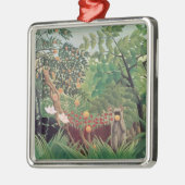 Exotische Landscape, 1910 Silbernes Ornament (Links)