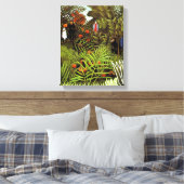 Exotische Landschaft, Gemälde von Henri Rousseau Leinwanddruck (Insitu (Schlafzimmer))
