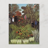 Exotische Landschaft Jungle Henri Rousseau Postkarte (Vorderseite)