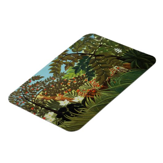 Exotische Landschaft Magnet (Linke Seite)