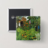 Exotische Landschaft (Paysage Exotique) Button (Vorne & Hinten)