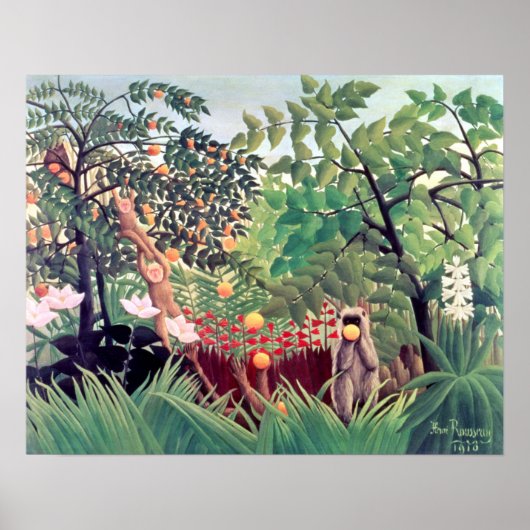 Exotische Landschaft Poster (Vorne)