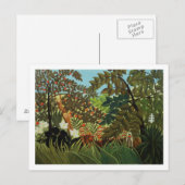 Exotische Landschaft Postkarte (Vorne/Hinten)