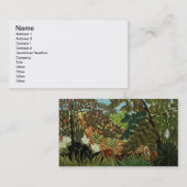 Exotische Landschaft Visitenkarte (Vorne/Hinten)