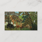 Exotische Landschaft Visitenkarte (Rückseite)