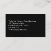 Exotische Leder-Beruflich-Natur-Visitenkarten Visitenkarte (Rückseite)