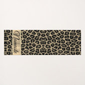 Exotische Leopardendrucke Yogamatte (Rückseite (Horizontal))