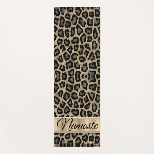 Exotische Leopardendrucke Yogamatte (Vorderseite)