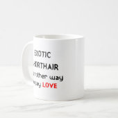 exotische Liebe Kaffee Tasse (Vorderseite Links)