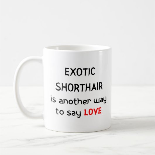 exotische Liebe Kaffee Tasse (Links)