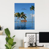 Exotische Malediven Poster (Heimbüro)