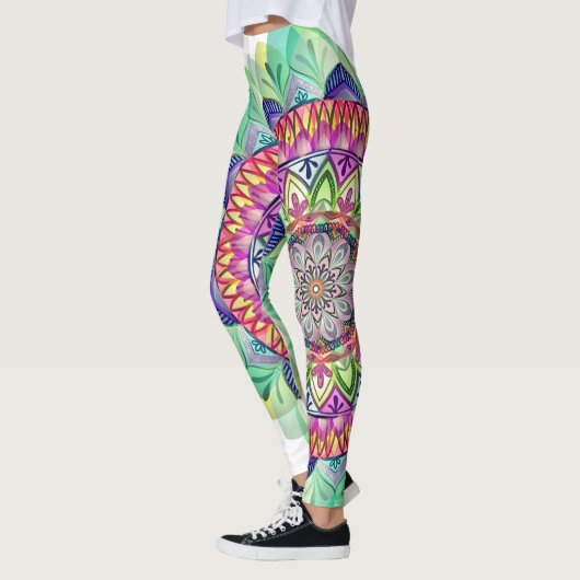 Exotische Mandala Leggings (Links)