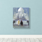 Exotische Märchenschmiede Prinz und Prinzessin Mag Leinwanddruck (Insitu (Holzboden))