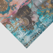 EXOTISCHE MERMAID DECOUPAY SEIDENPAPIER (Ausschnitt)