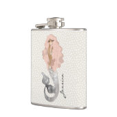 Exotische Mermaid mit Ihrem Namen Flachmann (Links)