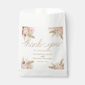 Exotische moderne Boho Tropical Wedding Geschenktütchen (Vorderseite)