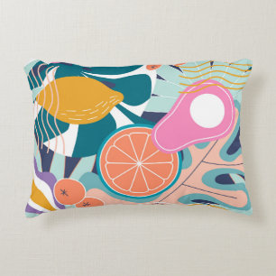 Exotische, moderne Dschungelcollage. Dekokissen