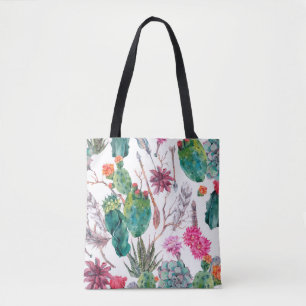 Exotische natürliche Vintage Aquarellmuster Tasche