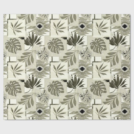 Exotische Ornamente. Geschenkpapier (Flach)