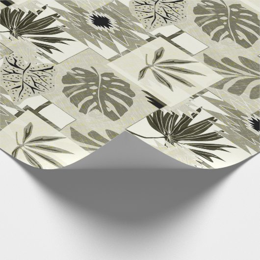 Exotische Ornamente. Geschenkpapier (Ecke)