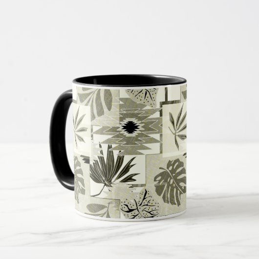 Exotische Ornamente. Tasse (Vorderseite Links)