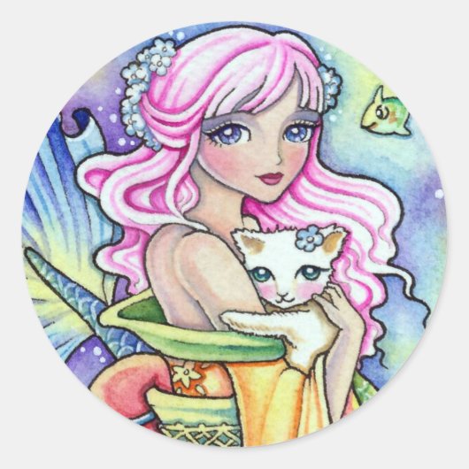 * Exotische Ozeanfantasie * Aufkleber (Vorderseite)