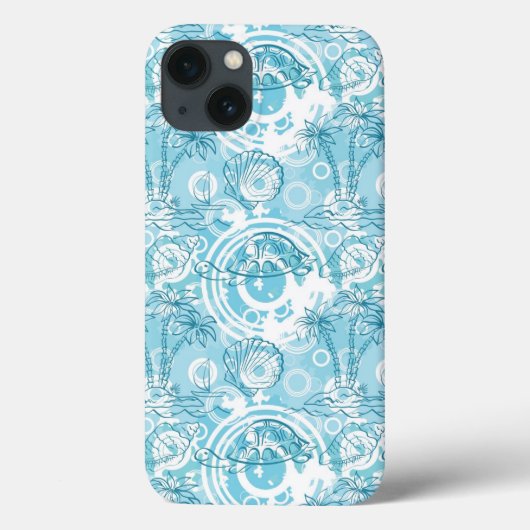 exotische Ozeanmuster Case-Mate iPhone Hülle (Rückseite)